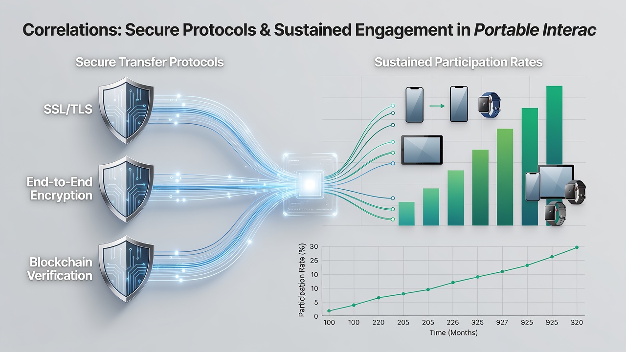 Chart showing participation retention linked to protocol upgrades