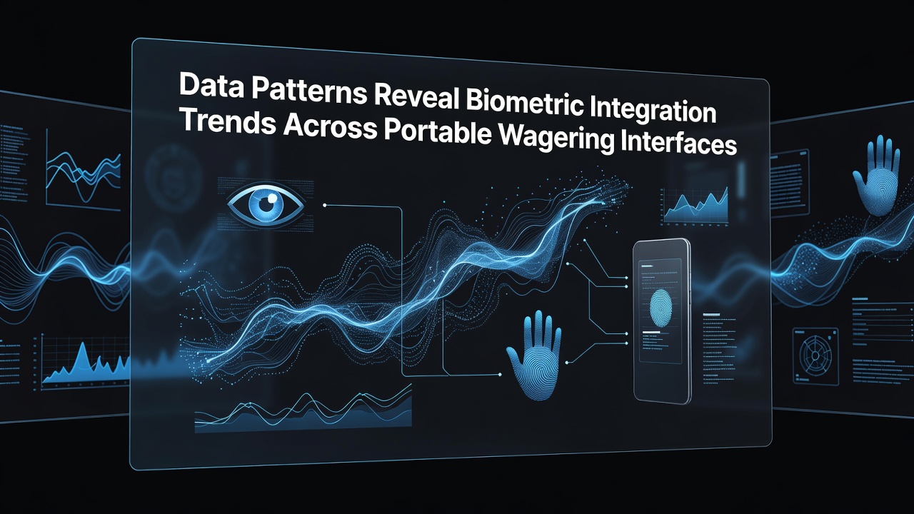 Data visualization showing biometric integration growth in mobile betting apps during 2026