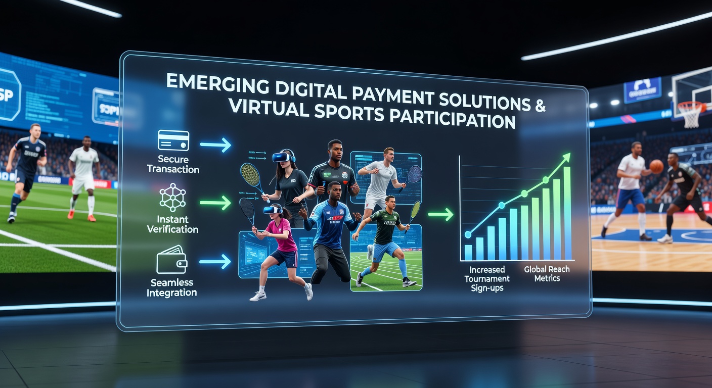 Digital payment platforms connecting athletes and fans in virtual sports tournaments