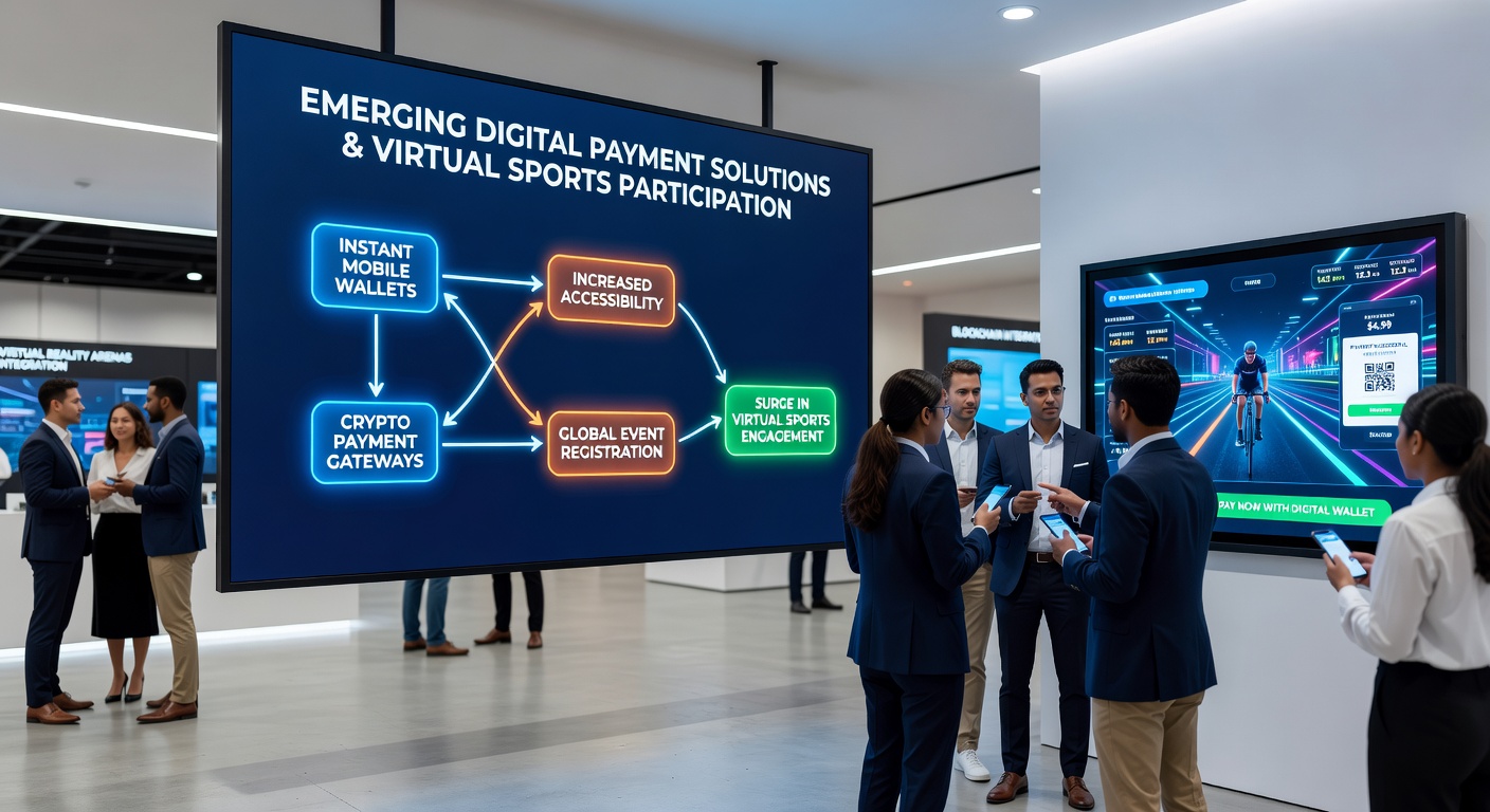 Global participants using mobile wallets during a virtual sports competition