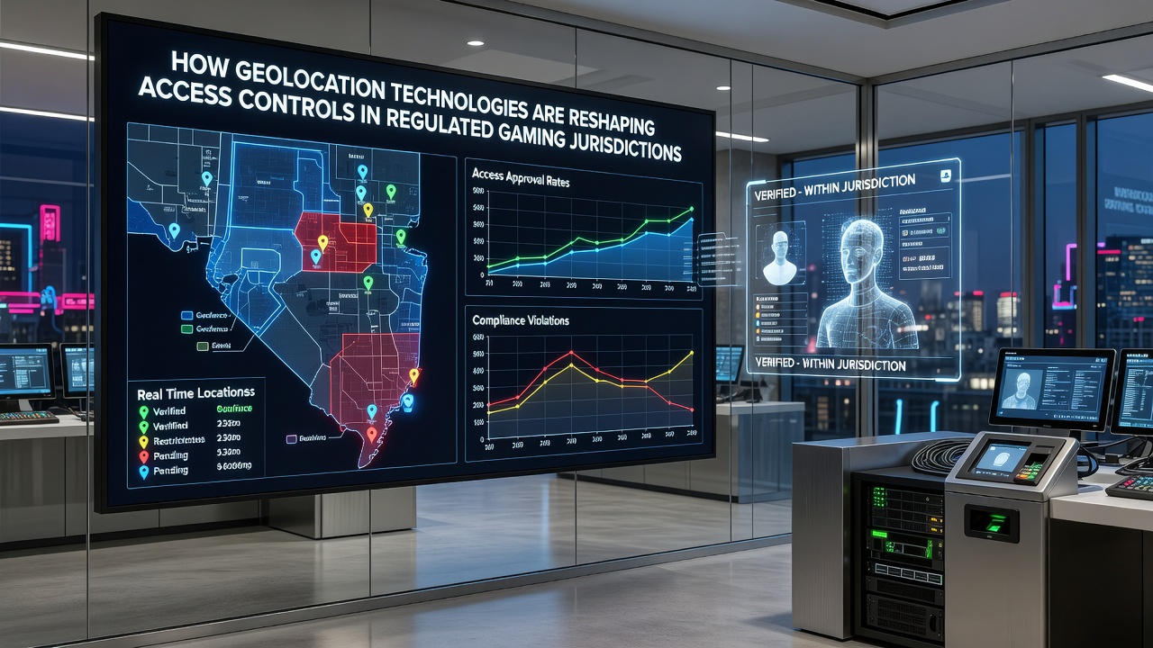 Geolocation mapping tools overlaying regulatory boundaries for gaming access verification