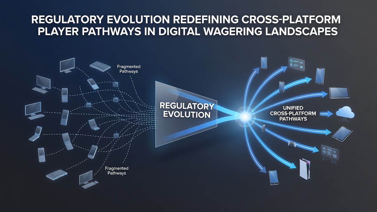 Diagram illustrating player movement across mobile, desktop, and operator platforms under new regulations